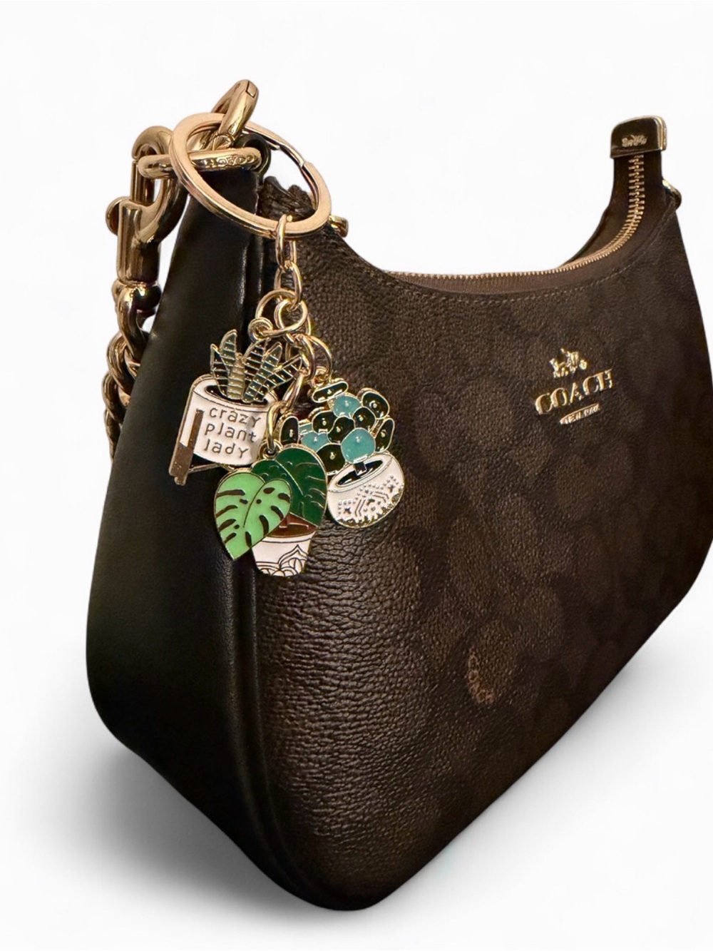 Crazy Plant Lady Keychain - Picture 1 of 3